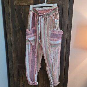 Indigo Rein Multicolor Striped Wide Leg Pants